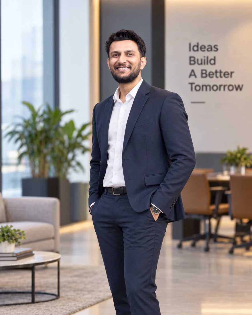 Portrait of Satendra Kumar Bajpai, founder of SKUBA